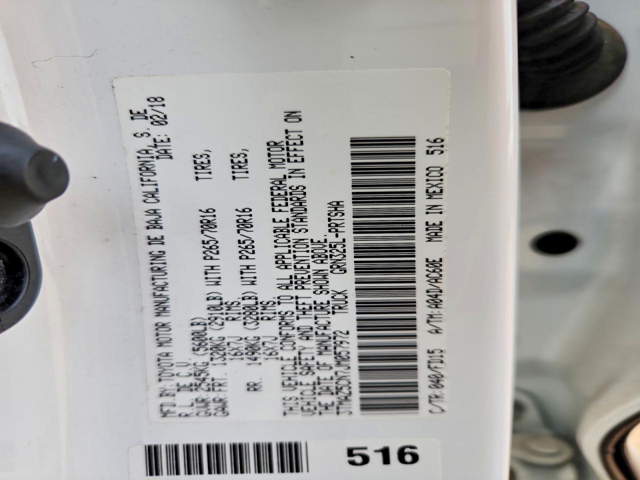 2018 Toyota Tacoma TRD OFF-Road