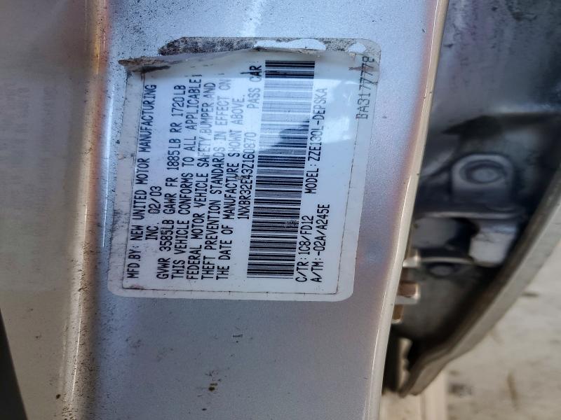 2003 Toyota Corolla s
