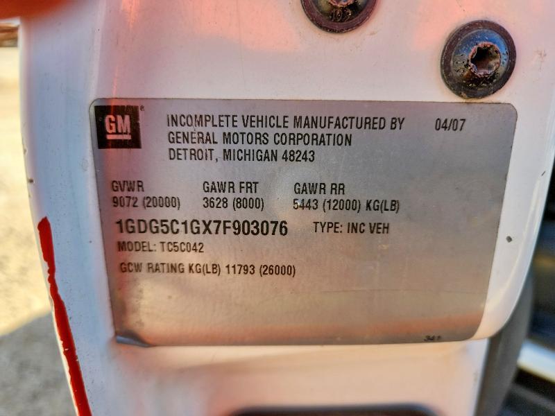 2007 GMC C5500 Flatbed Truck