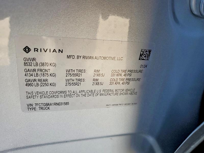 2024 Rivian R1T Adventure