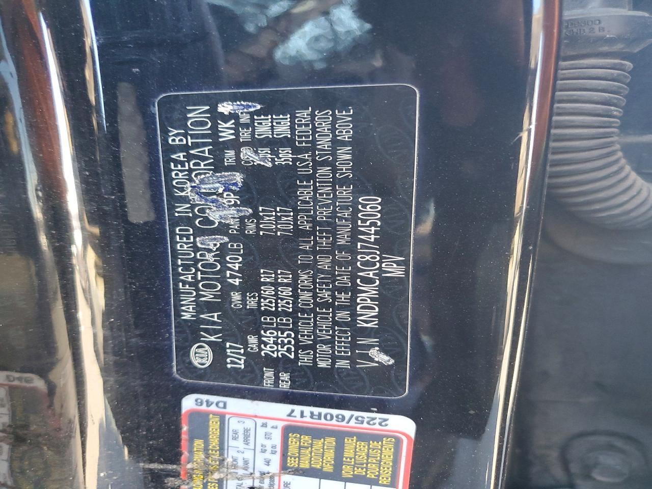 2018 KIA Sportage lx