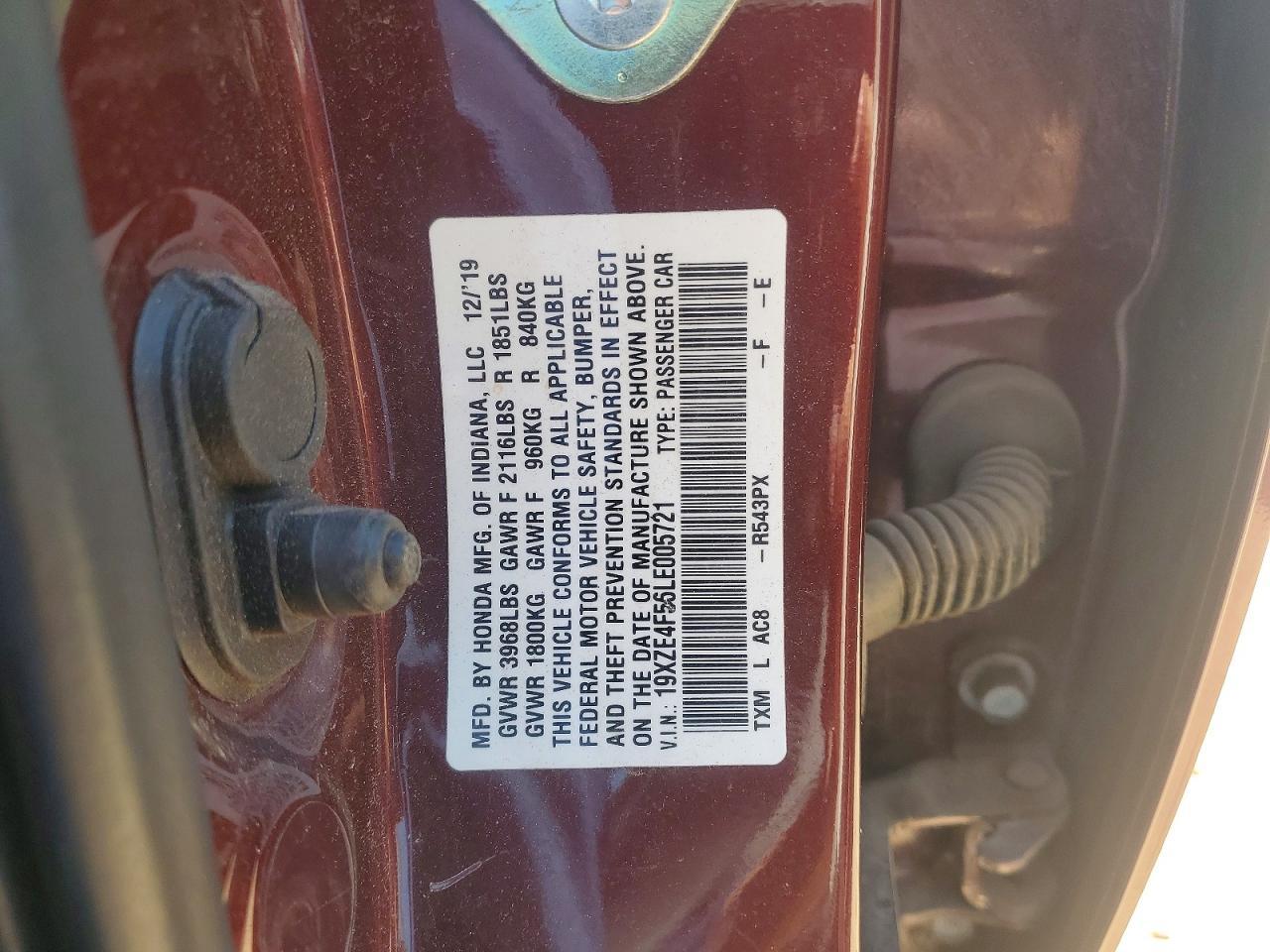 2020 Honda Insight ex