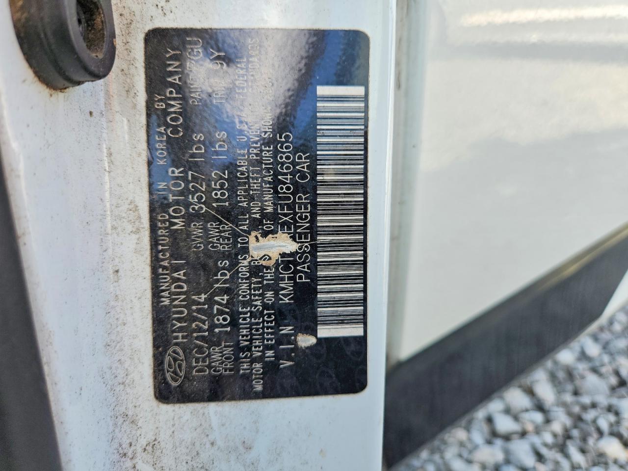 2015 Hyundai Accent gls