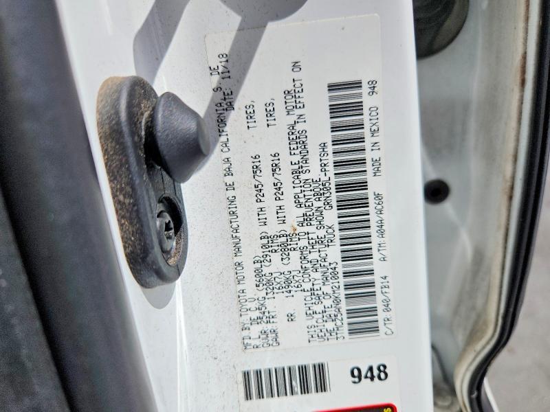 2019 Toyota Tacoma sr V6