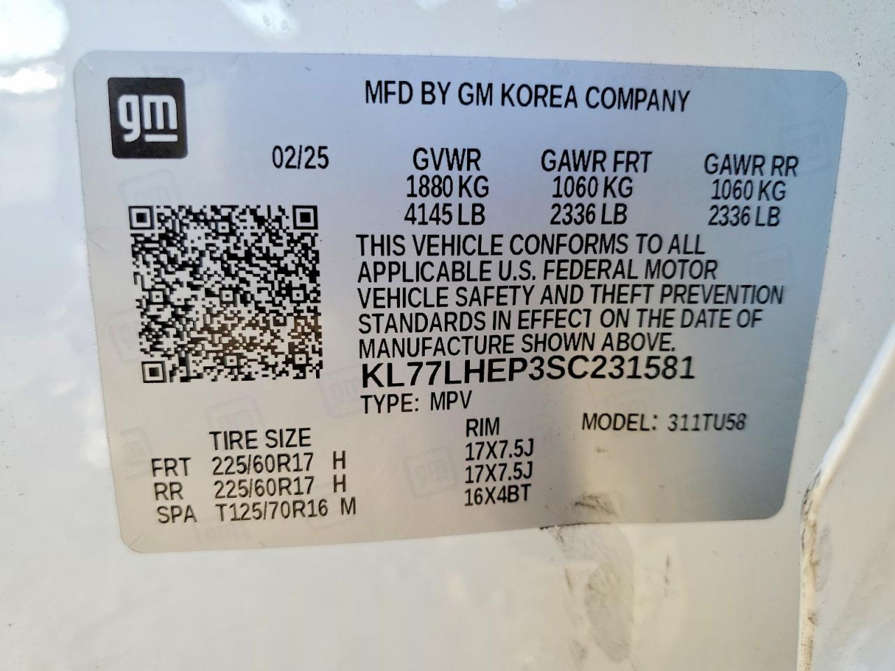 2025 Chevrolet Trax 1LT