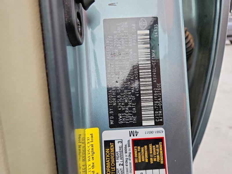 2011 Toyota Camry le