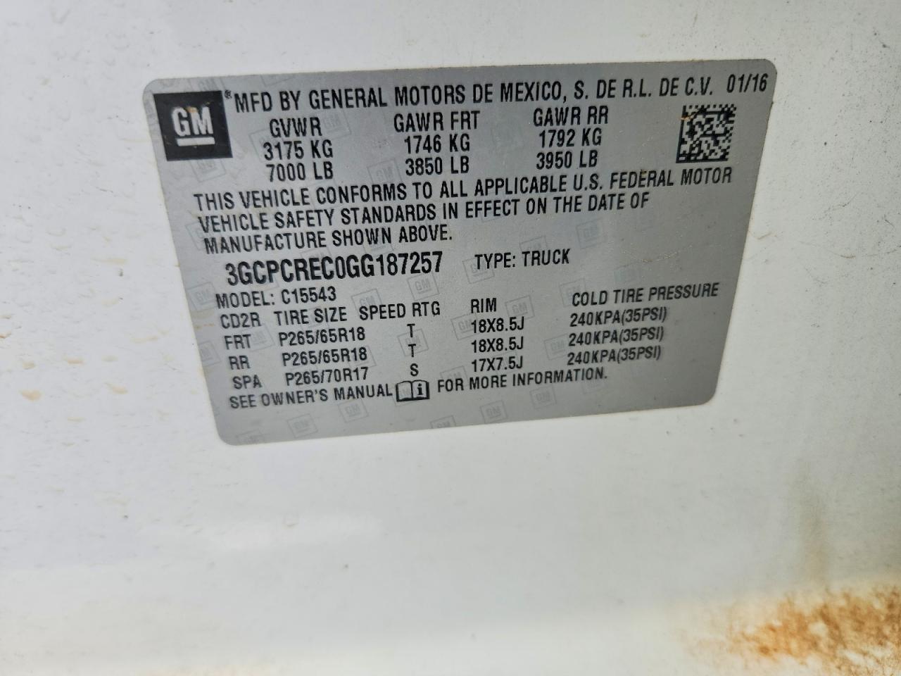 2016 Chevrolet Silverado C1500 LT