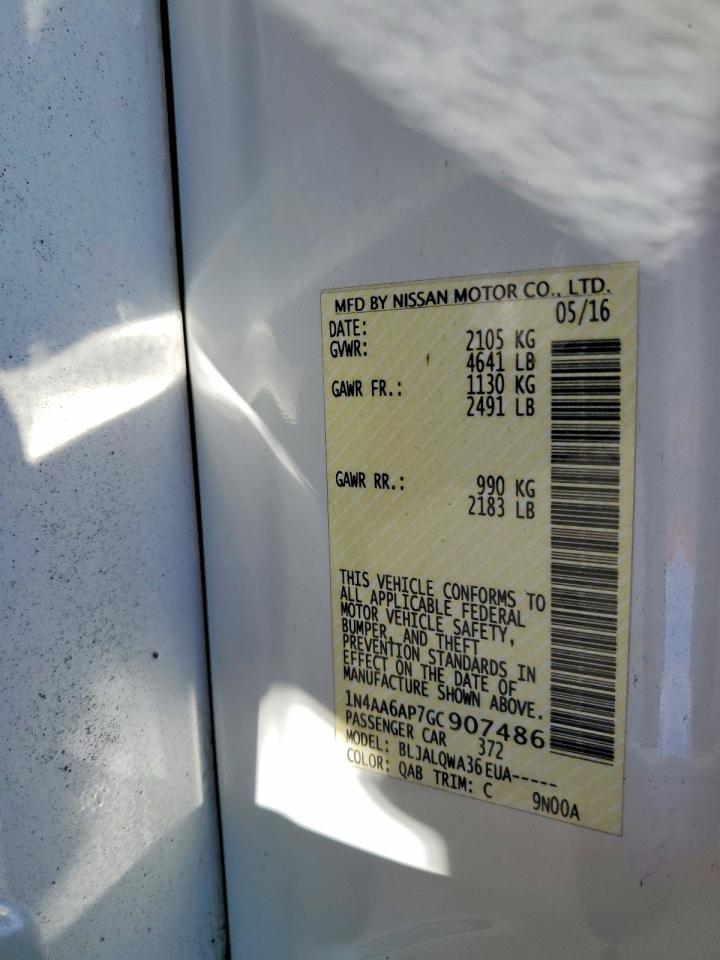 2016 Nissan Maxima 3.5 s