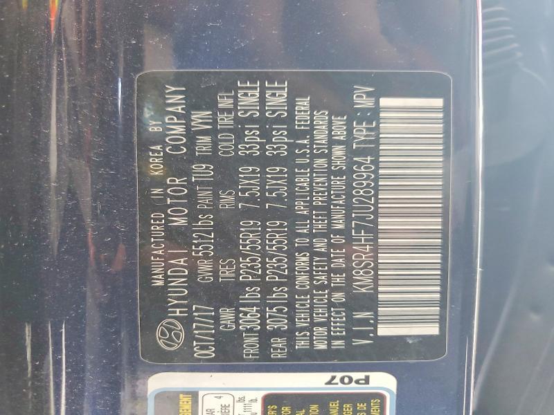 2018 Hyundai Santa fe Limited Ultimate