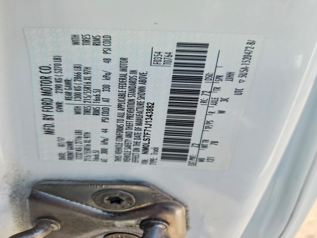 2018 Ford Transit Connect XLT Delivery Van
