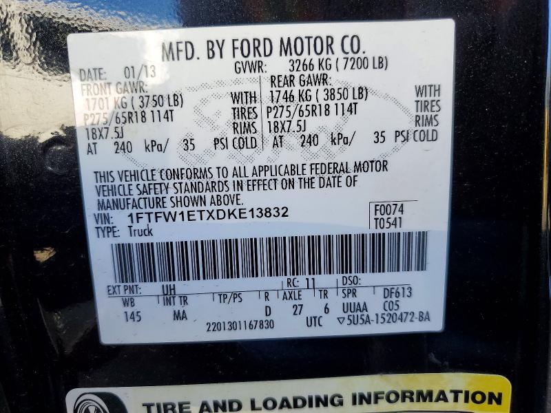 2013 Ford F150 Supercrew