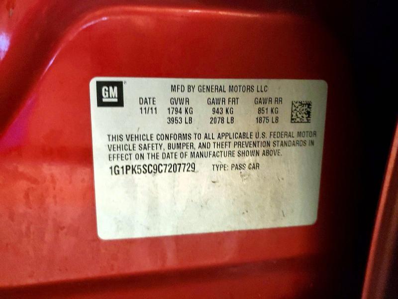 2012 Chevrolet Cruze eco