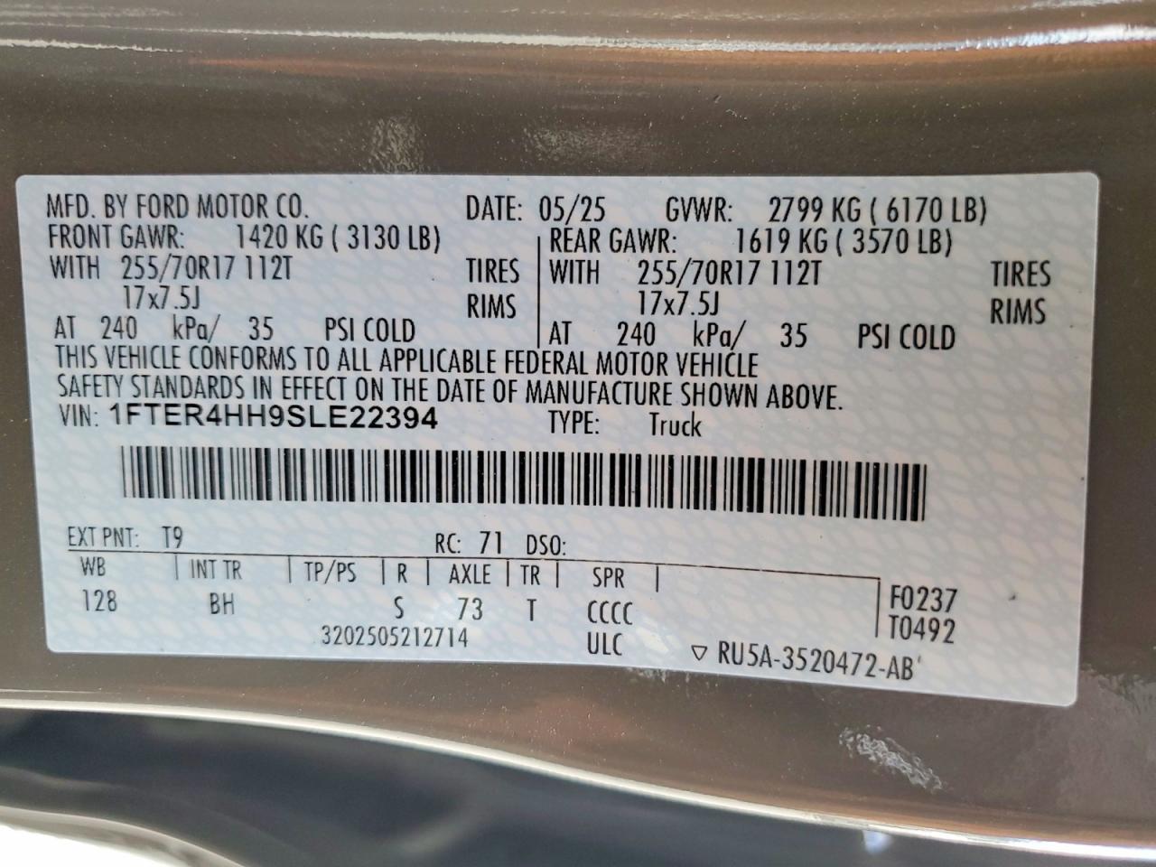 2025 Ford Ranger XLT