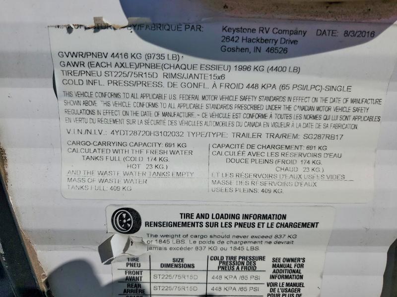 2017 Keystone 2017 Mercedes RV-RV