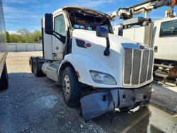 Salvage trucks for sale at New Orleans, LA auction: 2017 Peterbilt 520 Semi Truck