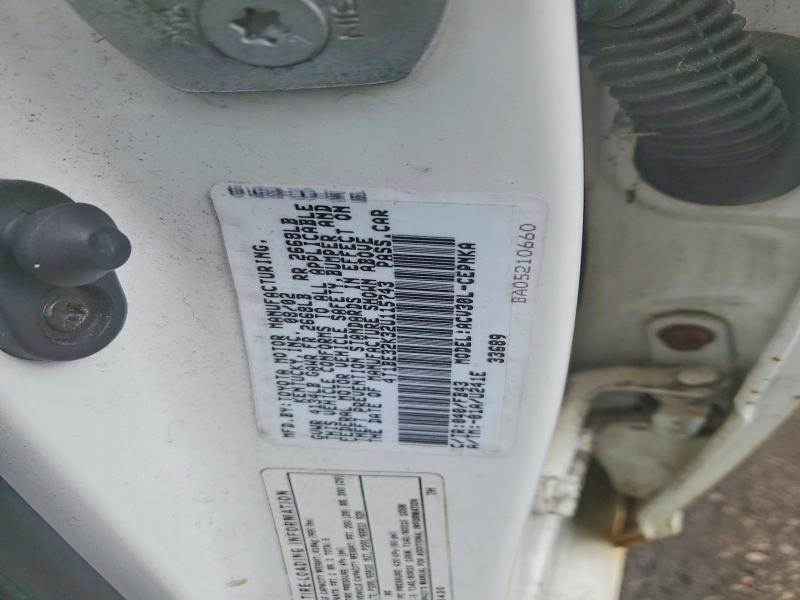 2002 Toyota Camry le