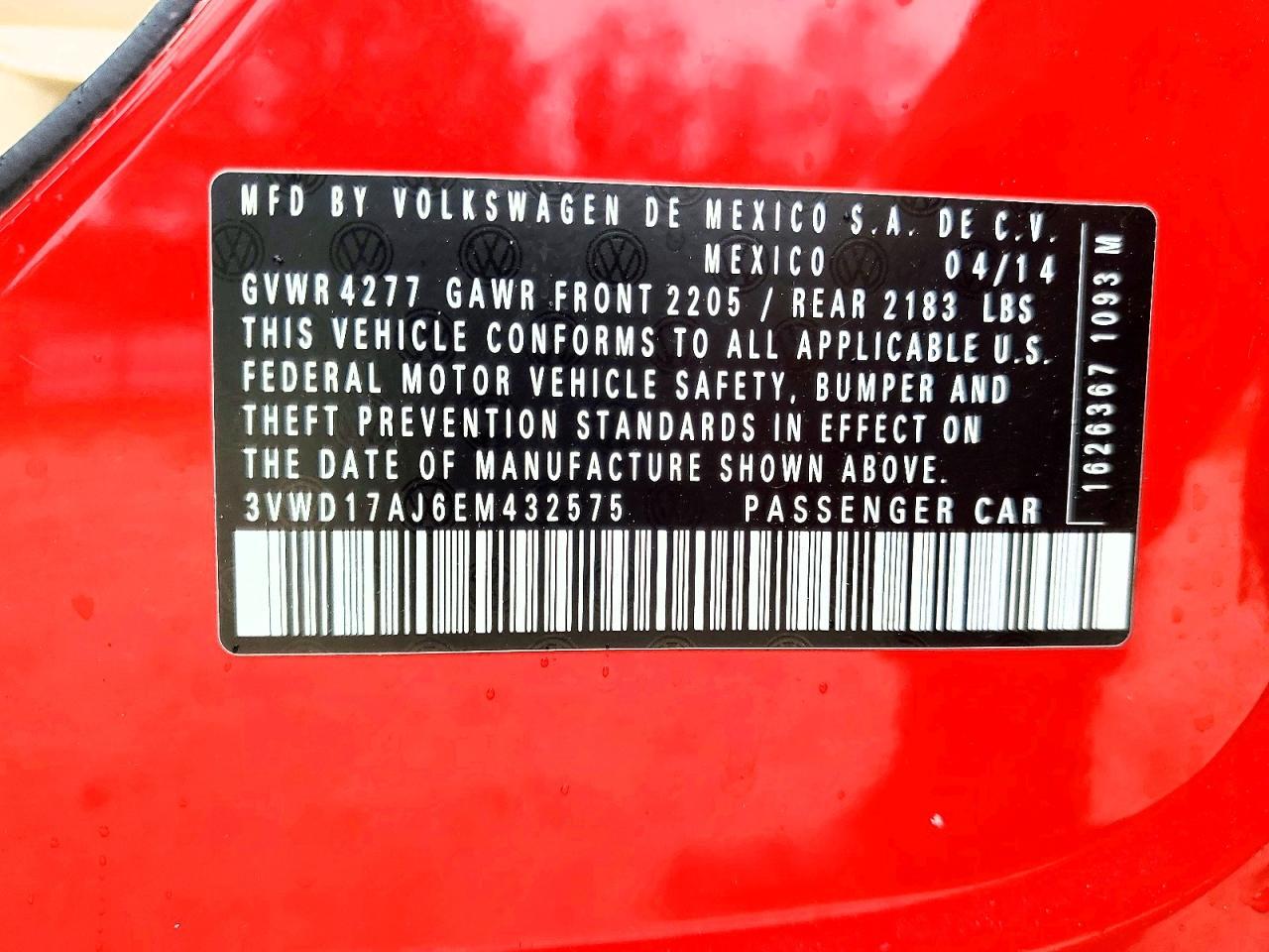 2014 Volkswagen Jetta se