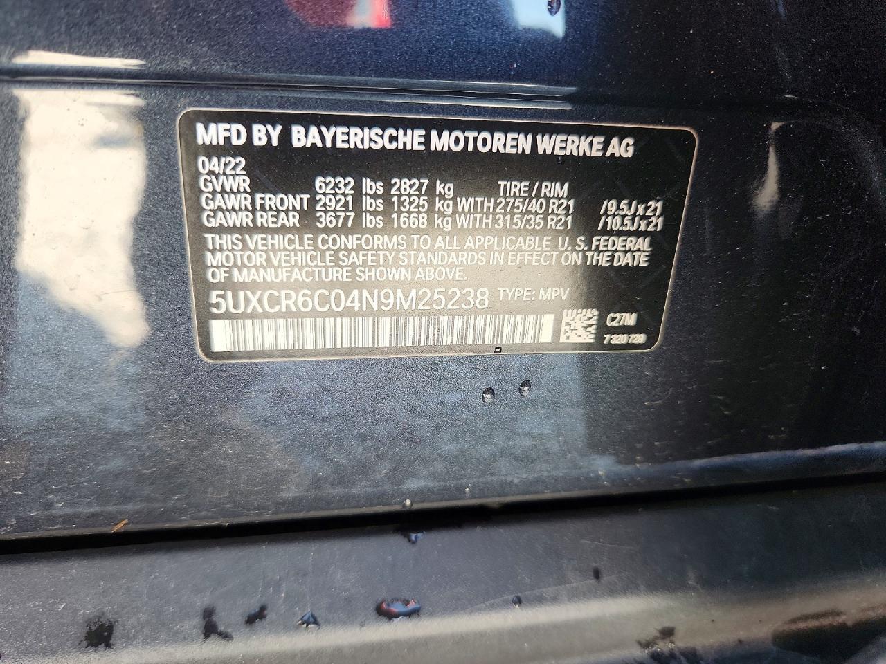 2022 BMW X5 Xdrive40i