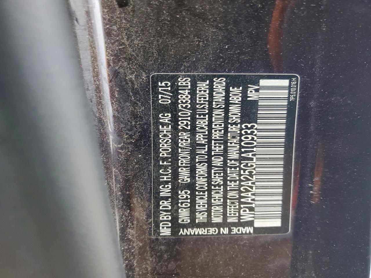 2016 Porsche Cayenne