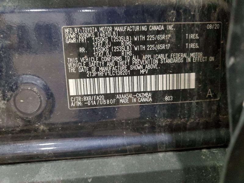 2020 Toyota Rav4 xle