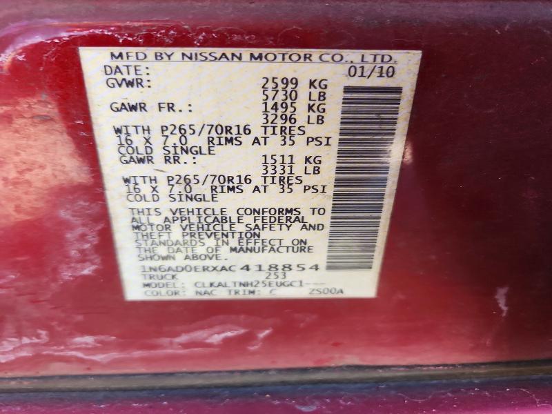 2010 Nissan Frontier SE V6