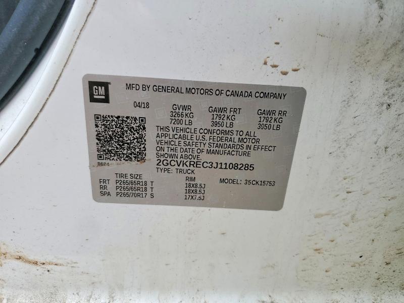 2018 Chevrolet Silverado K1500 LT