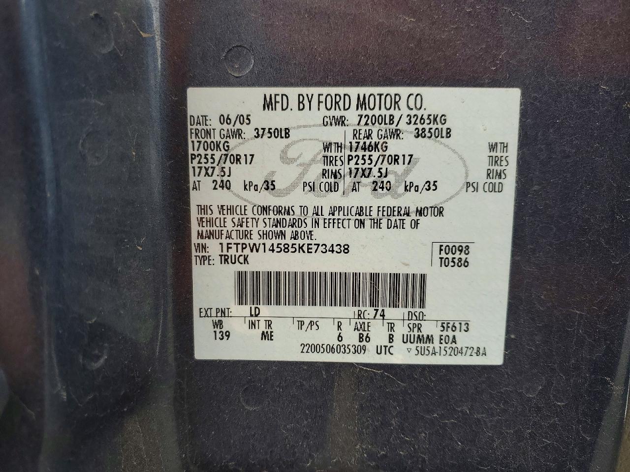 2005 Ford F-150