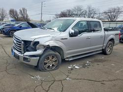 Salvage trucks for sale at Moraine, OH auction: 2015 Ford F150 Supercrew