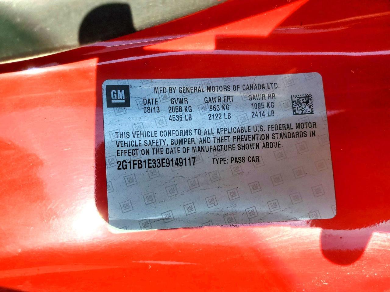 2014 Chevrolet Camaro lt