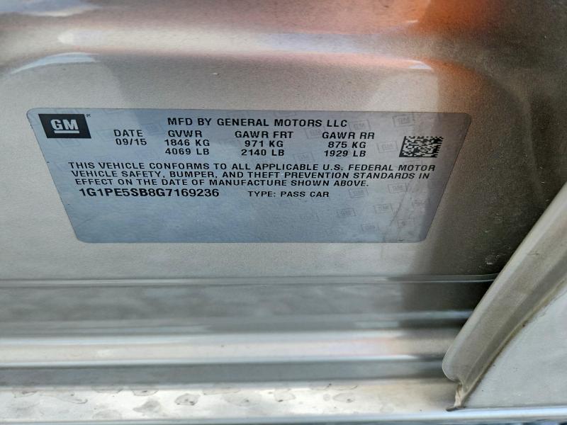 2016 Chevrolet Cruze Limited lt