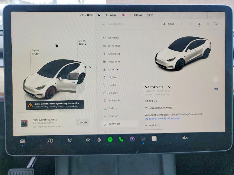 2022 Tesla Model y