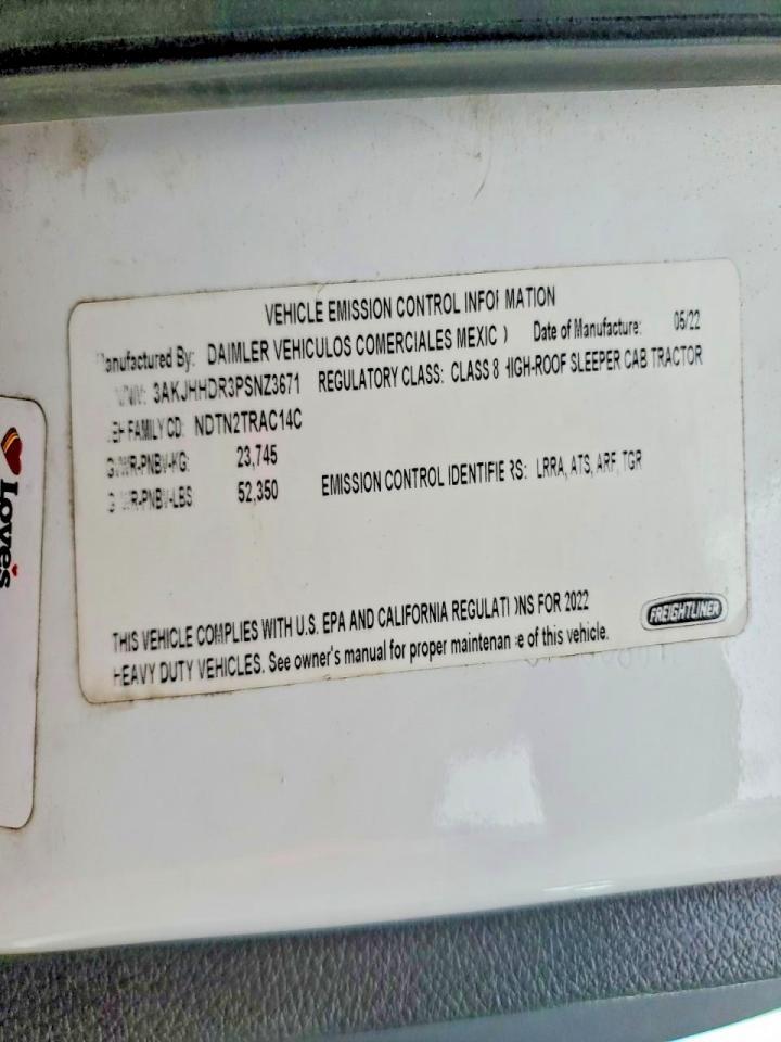 2023 Freigliner 2023 Freightliner Cascadia 126 Semi Truck