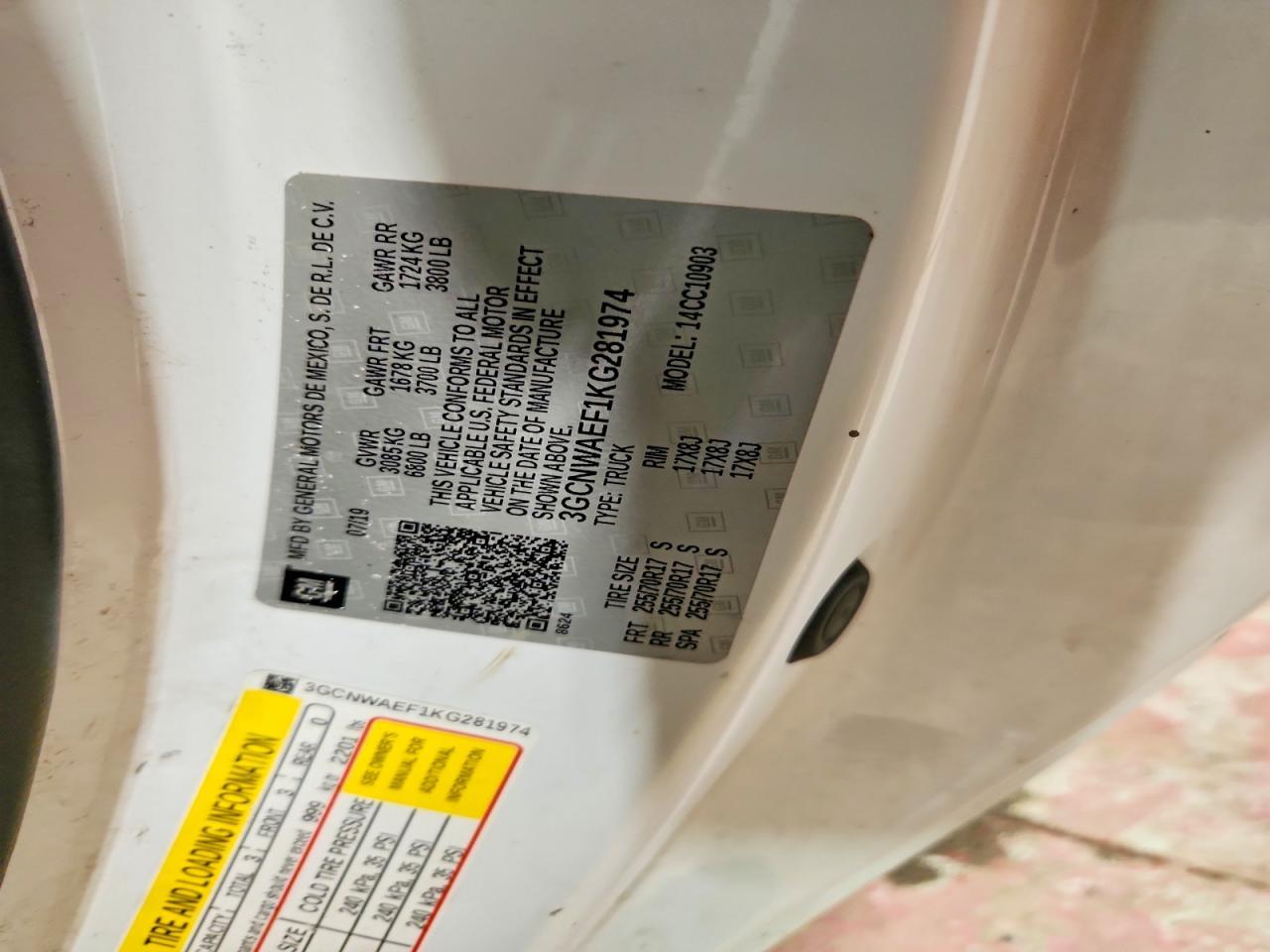 2019 Chevrolet Silverado C1500