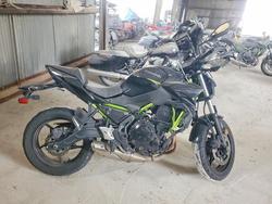Salvage cars for sale from Copart Lebanon, TN: 2020 Kawasaki ER650 K