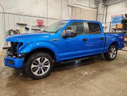 Ford salvage cars for sale: 2019 Ford F150 Supercrew