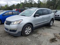 Salvage cars for sale from Copart Savannah, GA: 2015 Chevrolet Traverse ls