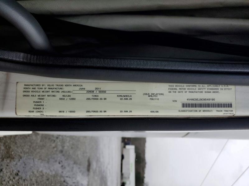 2012 Volvo VN VNL