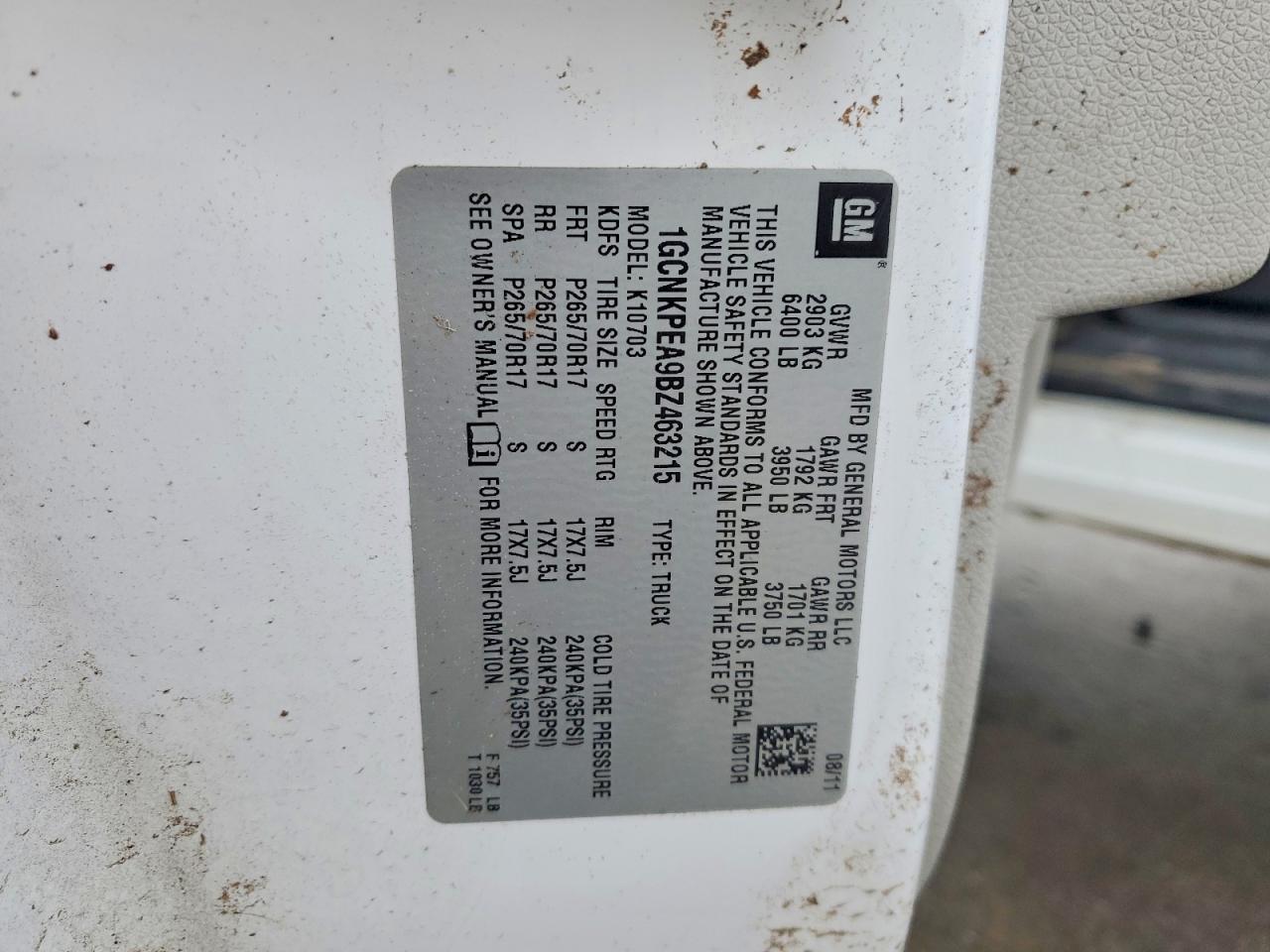 2011 Chevrolet Silverado K1500