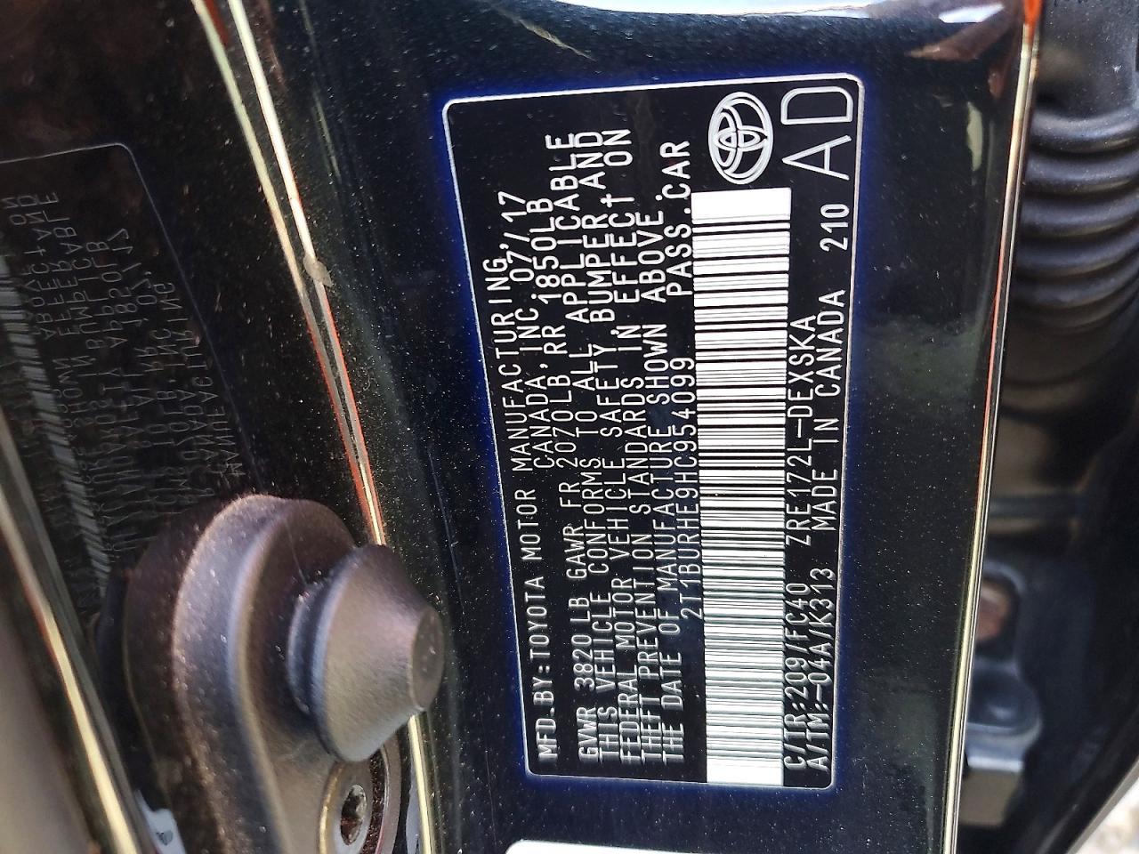 2017 Toyota Corolla se