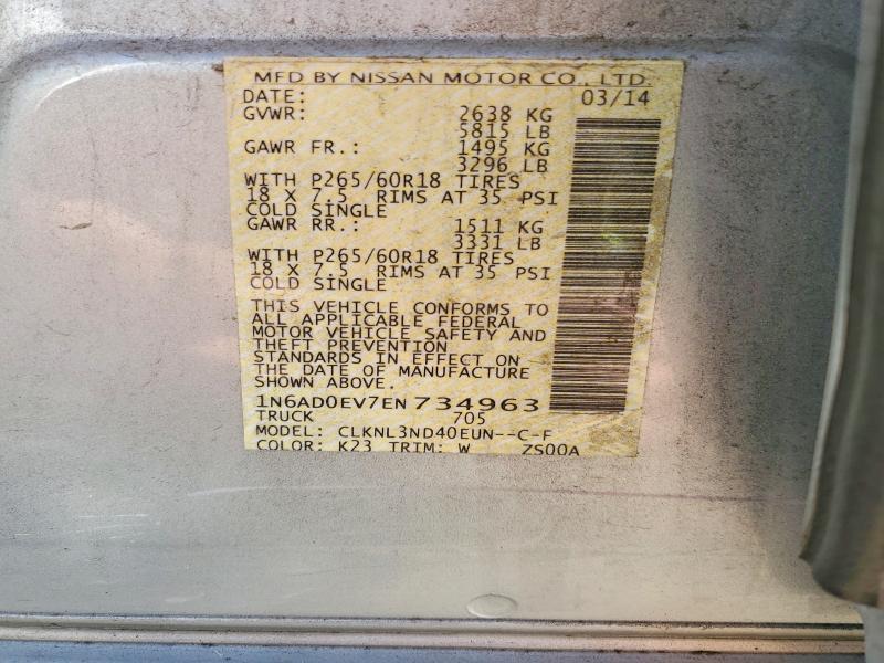 2014 Nissan Frontier SL