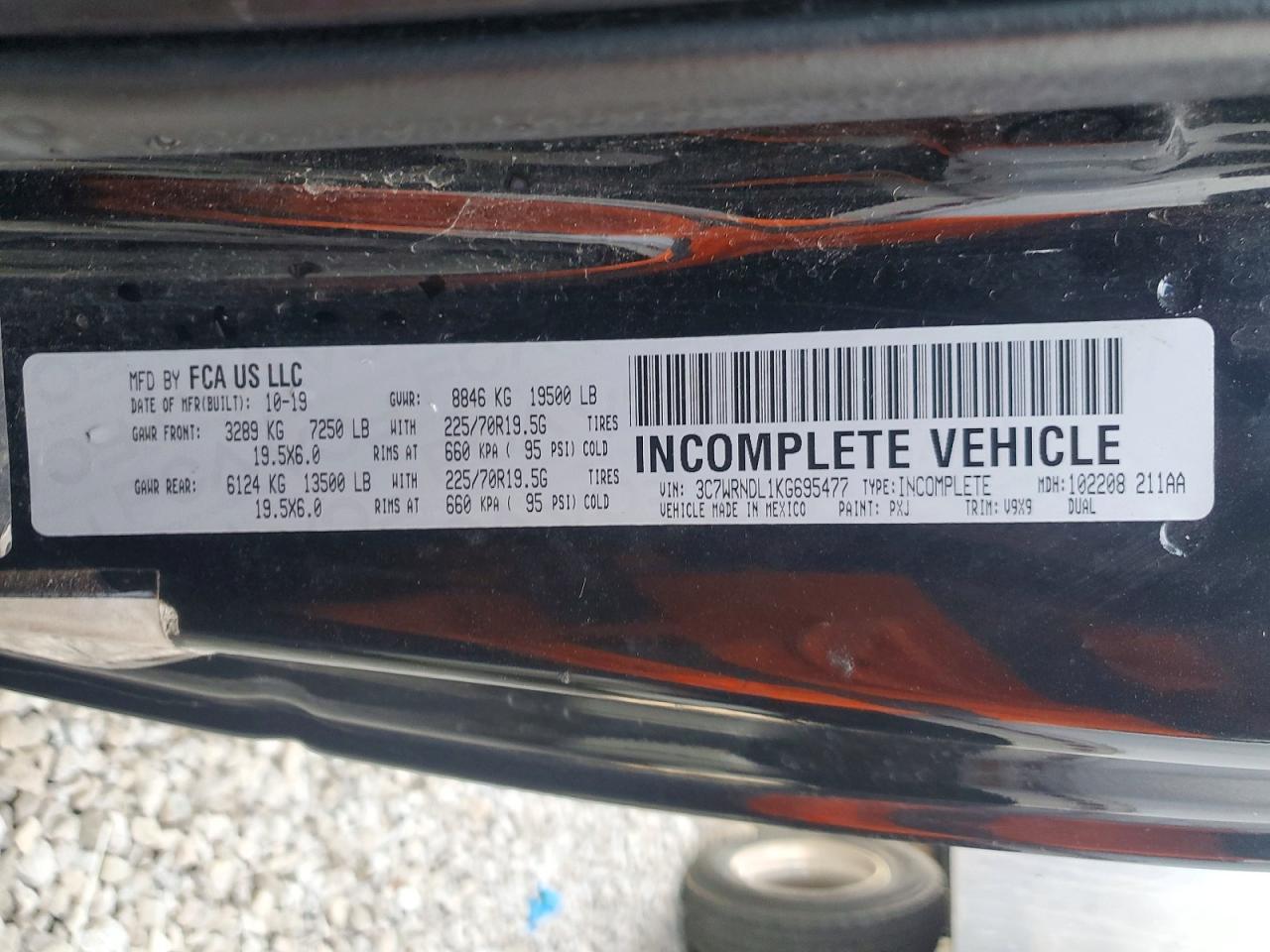 2019 Dodge RAM 5500 BOX Truck