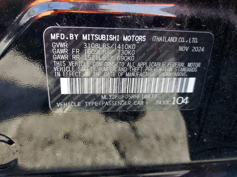 2024 Mitsubishi Mirage G4 es