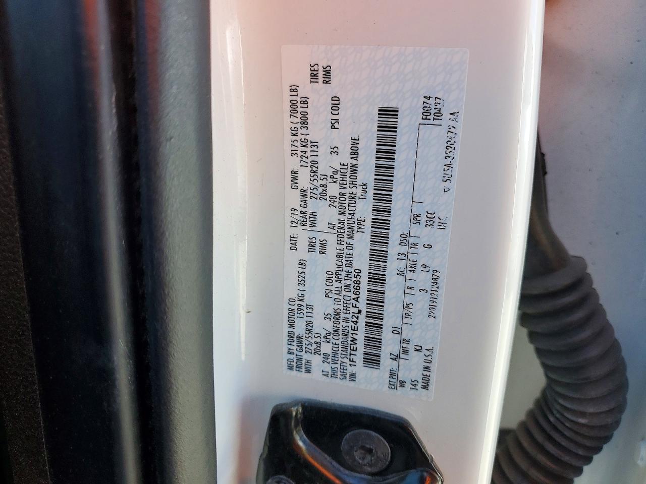 2020 Ford F150 Supercrew