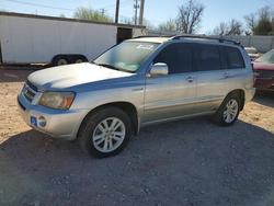 Toyota salvage cars for sale: 2006 Toyota Highlander Hybrid Base
