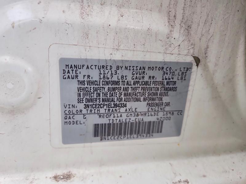 2014 Nissan Versa Note sv