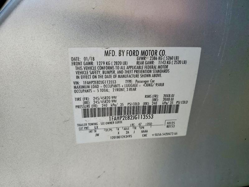 2018 Ford Taurus sel