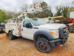 Salvage cars for sale from Copart Tanner, AL: 2015 Ford F450 Super Duty Bucket Truck