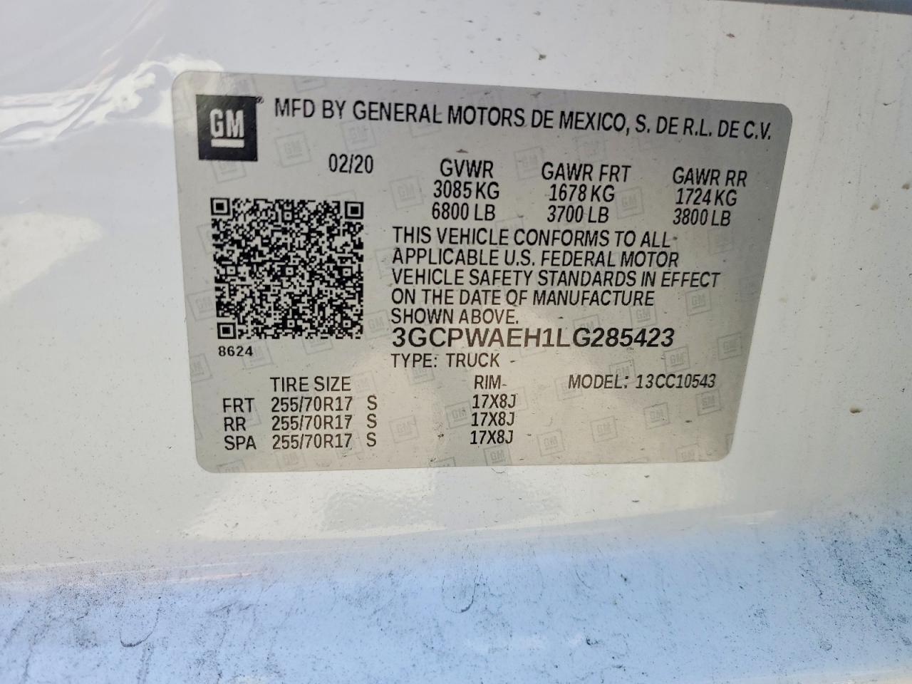 2020 Chevrolet Silverado C1500