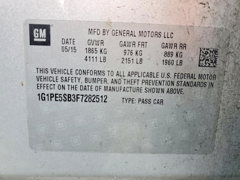 2015 Chevrolet Cruze lt