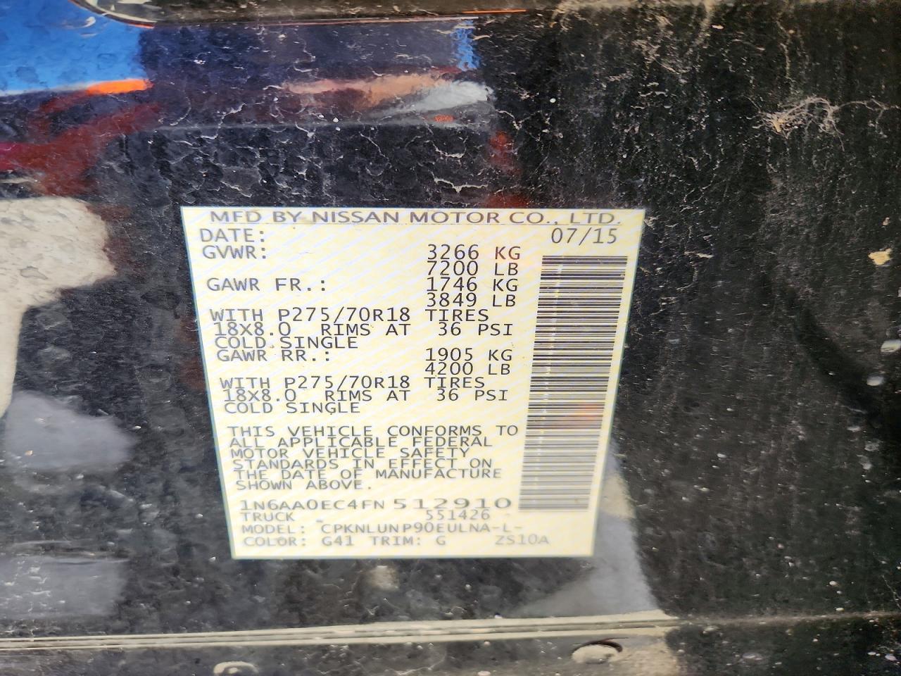2015 Nissan Titan PRO-4X